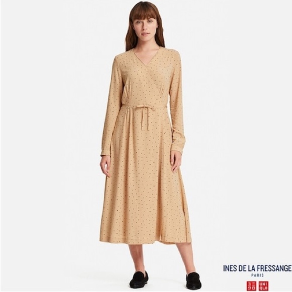 Ines de la Fressange for Uniqlo wrap dress